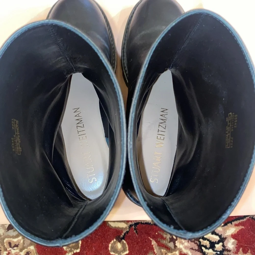 Stuart Weitzman Ryder Lift Bootie Black 38.5 / 8B NIB - Picture 9 of 13